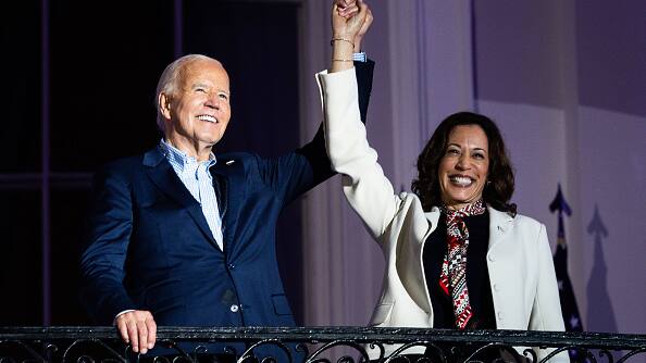 us election Kamala Harris praises Joe Biden legacy in first speech since he endorsed her for presidency bsm