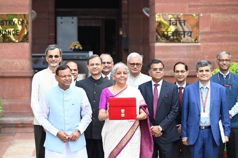 Nirmala Sitharaman presenting budget for the 7th times nbn