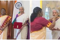 Union Budget 2024: Watch President Murmu giving 'dahi cheeni' to Nirmala Sitharaman ahead of presentation RTM