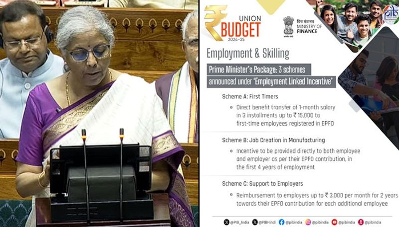 Budget 2024: FM Nirmala Sitharaman unveils 3 schemes under 'Employment linked Incentives' anr