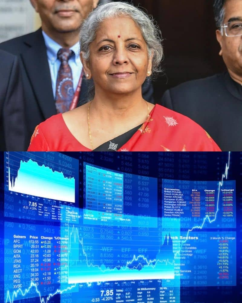 Nirmala Sitharaman announces budget: Sensex 160 points, Nifty 24,540 RKK