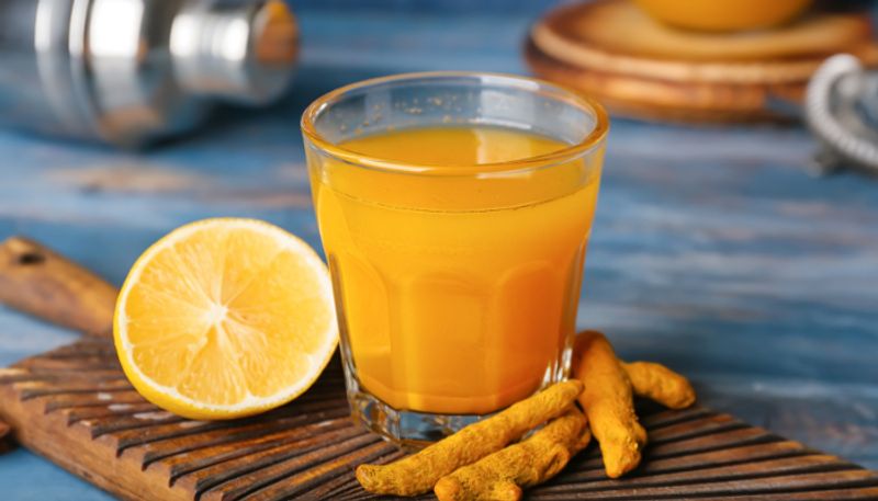 benefits of drinking lemon turmeric water 