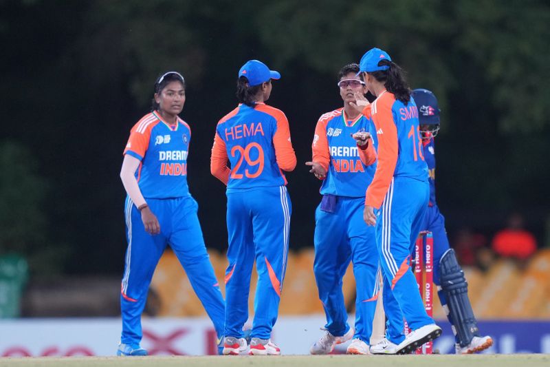 India women Entered into Final after beat Nepal Women by 82 Runs Difference in Womens Asia Cup 2024, at Dambulla