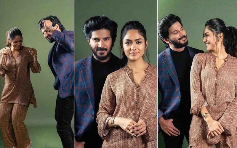 Mrunal Thakur Dulquer Salmaan Latest Photos sgb