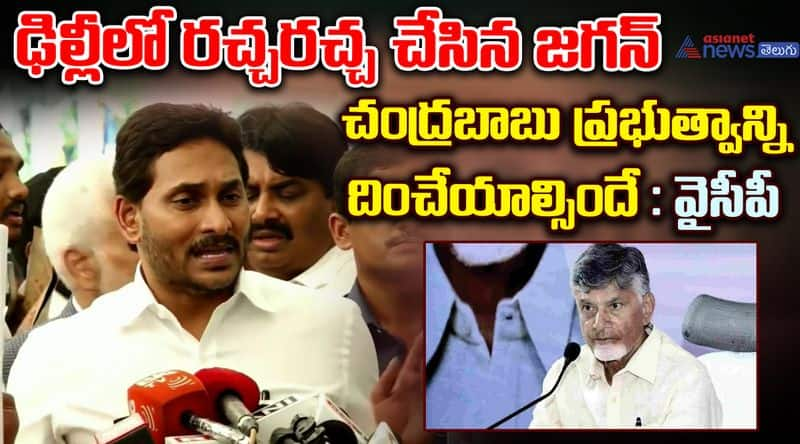 YSRCP Chief YS Jagan Mohan Reddy Press Meet at Delhi