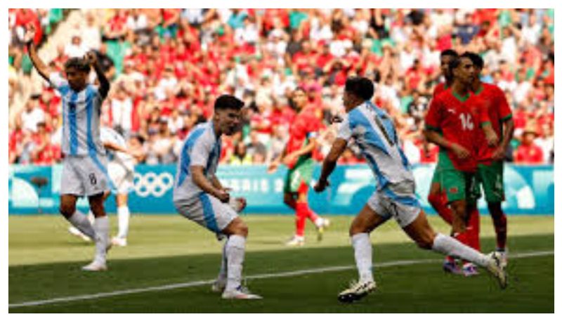 Argentina just escape against Morocco in Paris Olympics football tournament  