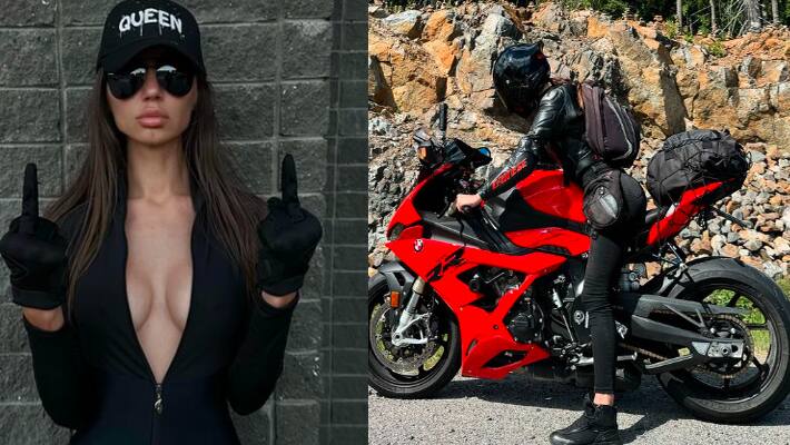 Russia Most Beautiful Biker Tatyana Ozolina