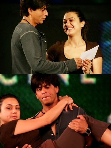 Why did Shah Rukh Khan ask Preity Zinta if she was on drugs?