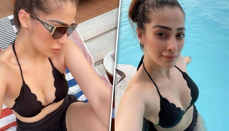 SEXY photos: Raai Laxmi flaunts her curves in black bikini; actress enjoys Dubai skyline from poolside  RBA