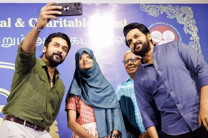 Suriya and Karthi participate Agaram foundation 45th year award Ceremony mma