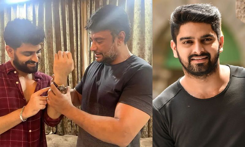 Famous Tollywood actor naga shaurya met darshan in parappana agrahara jail gvd