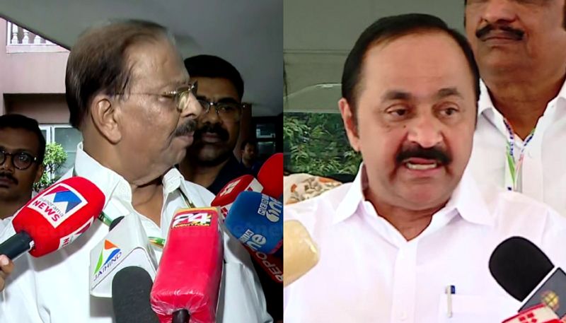 K Sudhakaran says VD satheesan absent in Mission 2025 meeting due to dispute