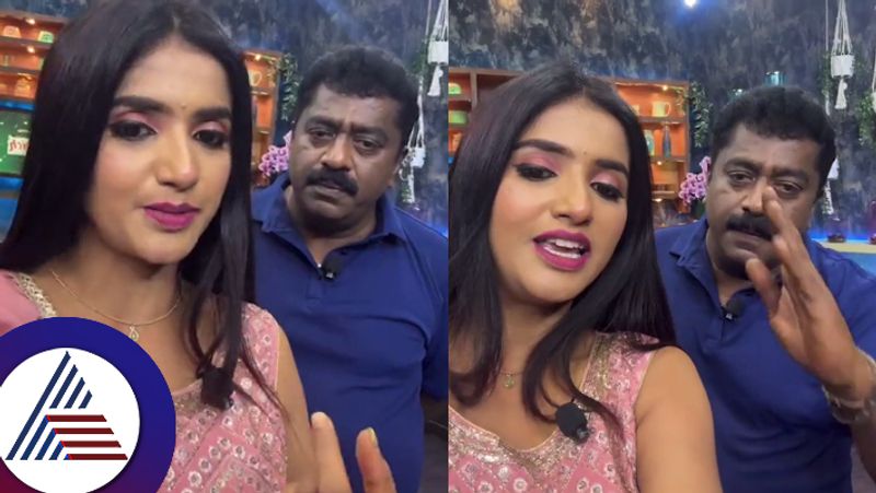 Saviruchi anchor Jahnavi Bellulli kabab Chandru  on instagram live and talked about show suc