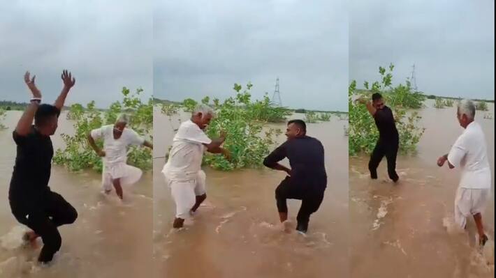 Kutch farmer father son dance