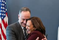 kamala harris and husband doug Emhoff love story start from blind date