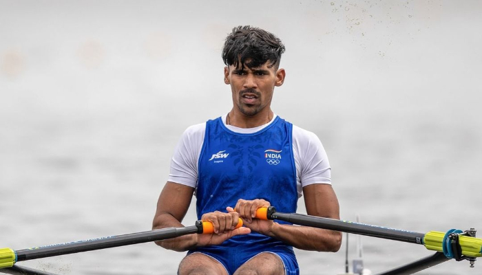 Balraj Panwar Finished 4th in Mens Singles in Rowing Event and he will participate in repechage round tomorrow to qualify for next round rsk