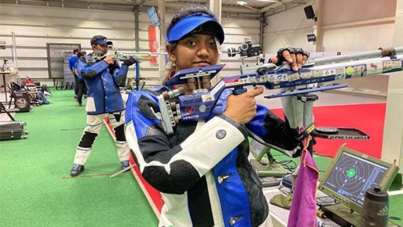 Paris Olympics 2024, Indian shooters Ramita Jindal and Arjun Babuta finish 6th in qualifiers with 628.7 Points  and Elavenil Valarivan and Sandeep finish 12th with 626.3 points in the 10m air Rifle Mixed Team event rsk