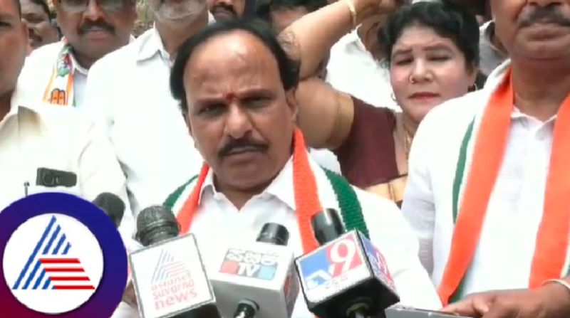 Karnataka minister reacts about bjp protest against muda scam valmiki corporation scam rav