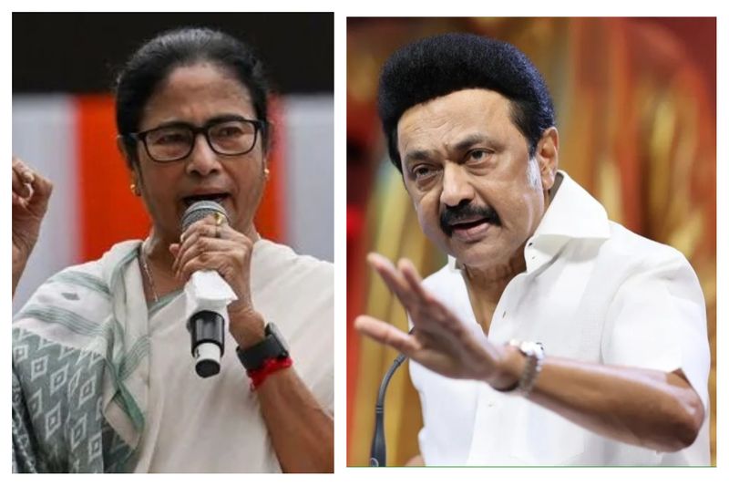 mk Stalin slams Centre on alleged bias against wb cm Mamata Banerjee at NITI Aayog meet vel