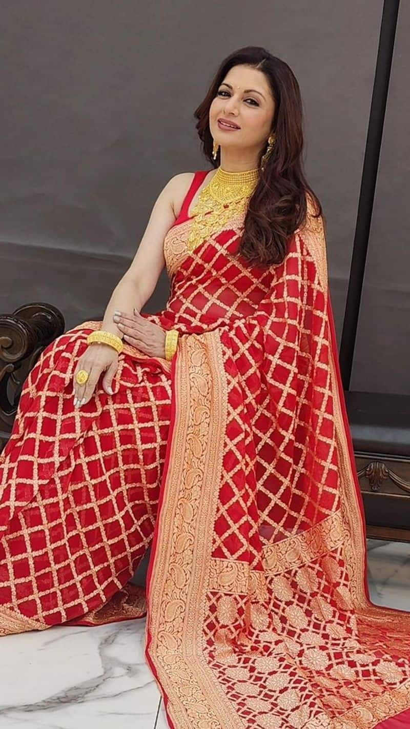 hariyali teej 2024 bhagyashree lehenga saree collection