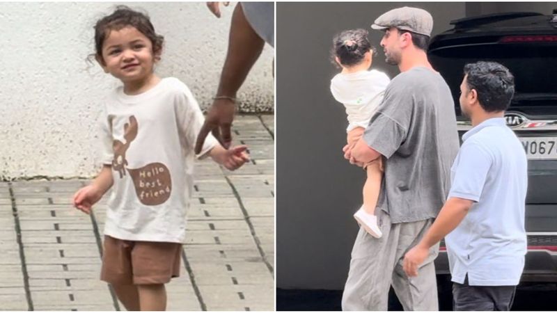 Ranbir Kapoor takes daughter Raha out for a morning stroll; fans gush over her 'cuteness' [WATCH] ATG