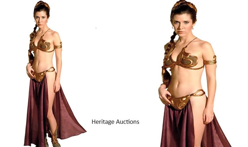 Iconic bikini worn by Carrie Fisher in movie Star Wars auctioned for Rs 1 46 crore ckm