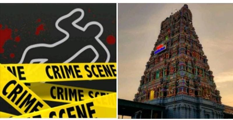 Thiruvanmiyur marundeeswarar temple worker falls from the tower and dies KAK