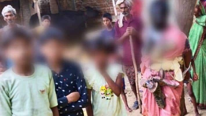 married woman-caught-with-lover-punished-in-public pratapgarh uttar pradesh mrq