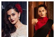 Actress Taapsee Pannu trendy and stylis blouse design for sawan 2024