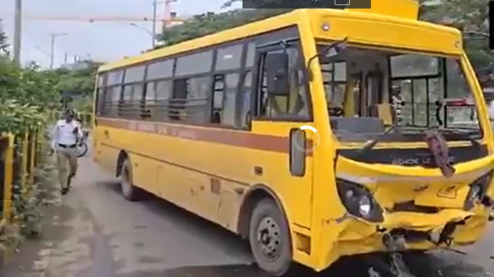 pimpari chinchwad bus accident