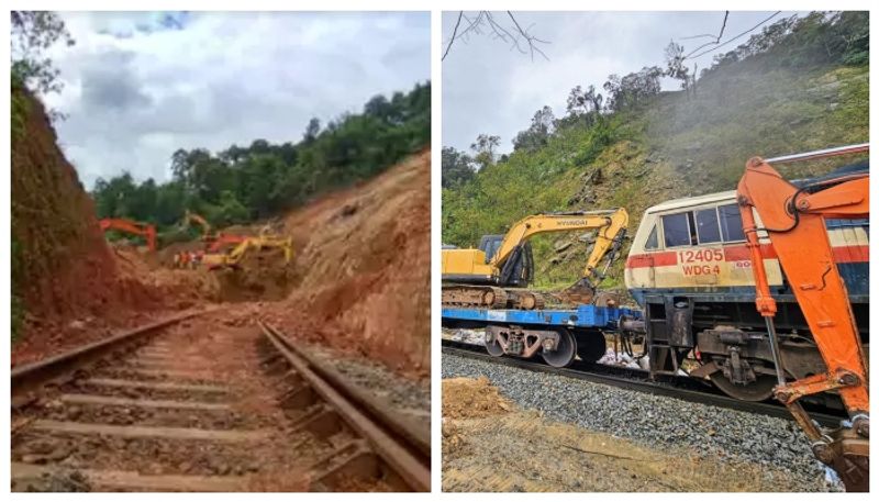 Bengaluru-Mangaluru train services cancelled due to second time  Landslide In Shiradi Ghat gow