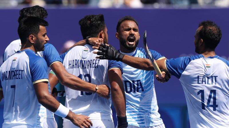 Harmanpreet Singh scores against Argentina