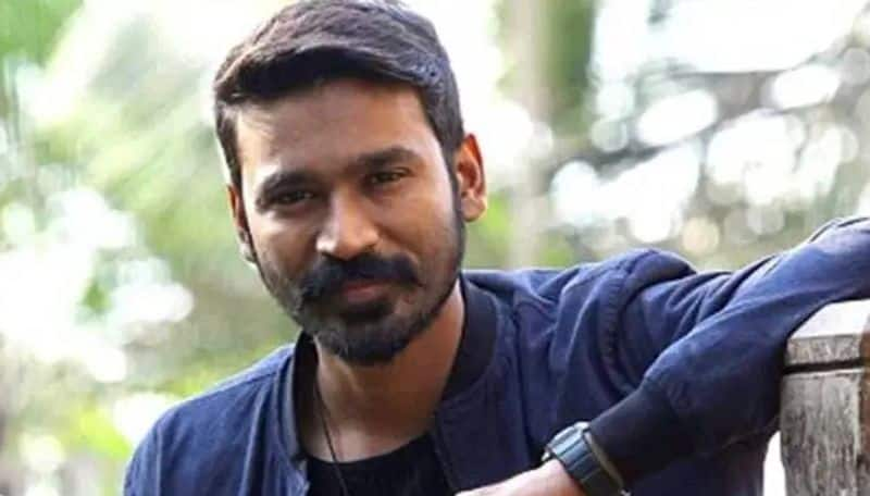 Actor Dhanush threw away the mic in the interview mma