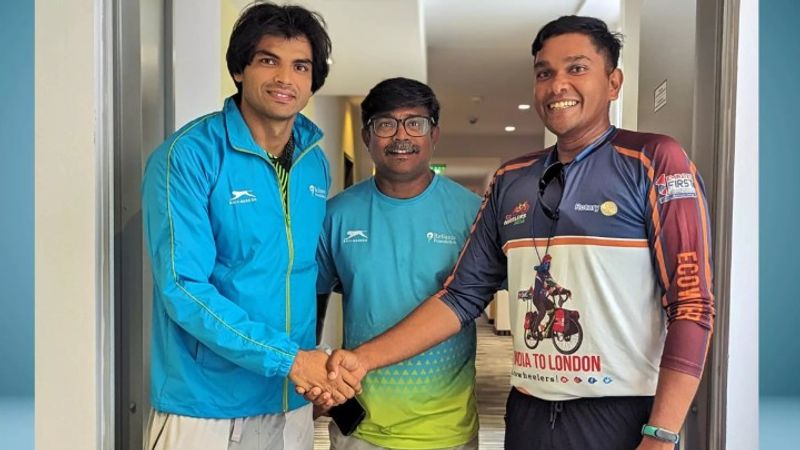 From Calicut to Paris: Kerala man cycles 22,000 km in 2 years to see Neeraj Chopra create history at Olympics snt