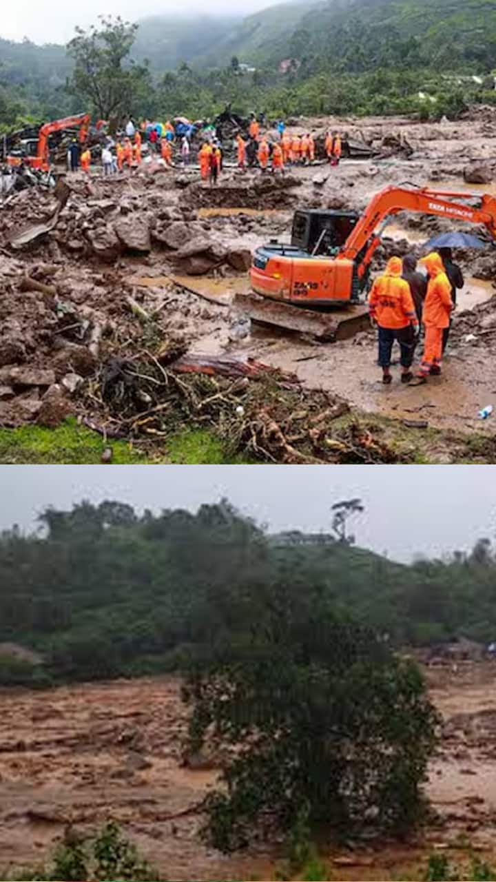 In Wayanad landslides have buried human bodies in the soil and washed away in the river KAK