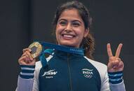 paris olympics 2024 manu bhakar win two medals in one olympics in shooting sarabjot singh