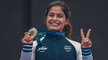 paris olympics 2024 manu bhakar win two medals in one olympics in shooting sarabjot singh