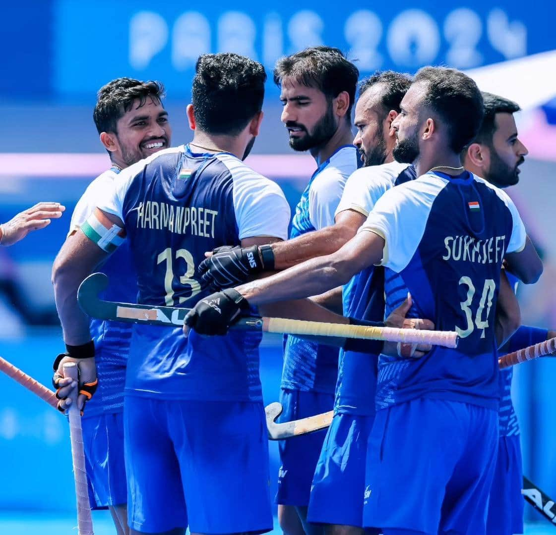 Paris Olympics 2024 Indian Mens Hockey Team Secure Quarter finals spot kvn