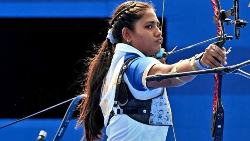 Ankita Bhakat Finished with 11th Place and eliminated in the round of 64 in the women's individual archery event at Paris Olympics 2024 rsk