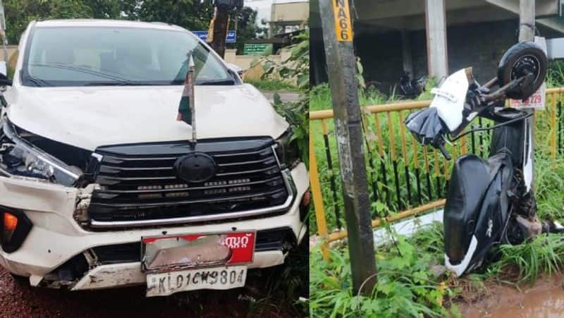 Wayanad landslides... Kerala Health Minister Veena George  Car accident tvk