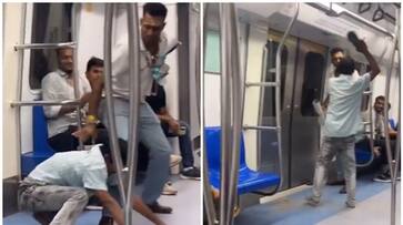  Delhi Metro Drama: Man uses slipper to assault passenger in Delhi metro train, video goes viral  [watch] NTI