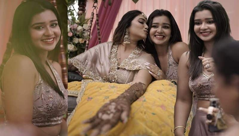 Mouna Guddemanes beautiful candid pics at friends wedding pav