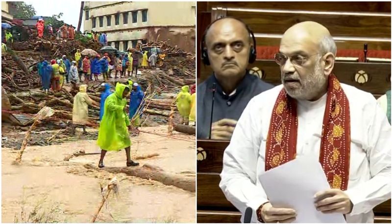 Amit Shah blames Kerala says give  warning for flood and central government has no fault