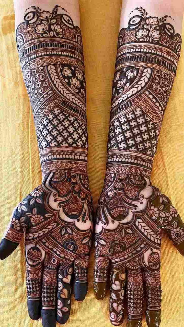 Hariyali Teej 2024 latest and trendy Marwari mehndi designs