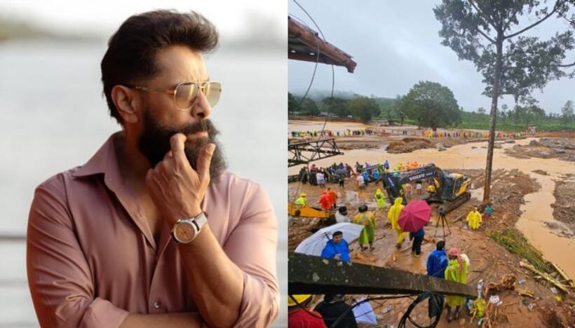 Wayanad landslide: Actor Chiyaan Vikram donates Rs 20 lakh to CM's distress relief fund