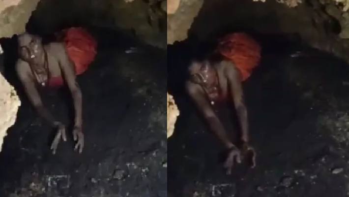 Jharkhand missing young girl found in uttar Pradesh cave and she behaving like snake mrq