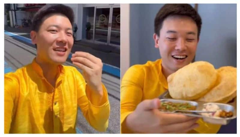 Japanese Vlogger Tries Indian Food In Tokyo