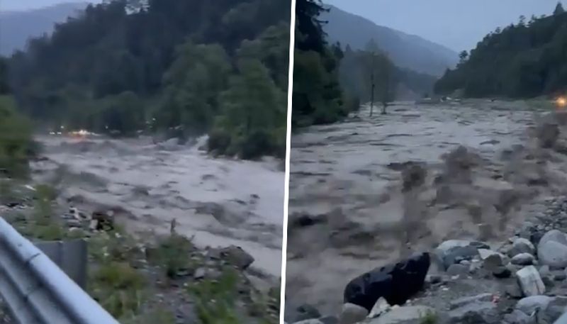 Himachal Pradesh samej village washed away in flood only one temple and house remains ckm