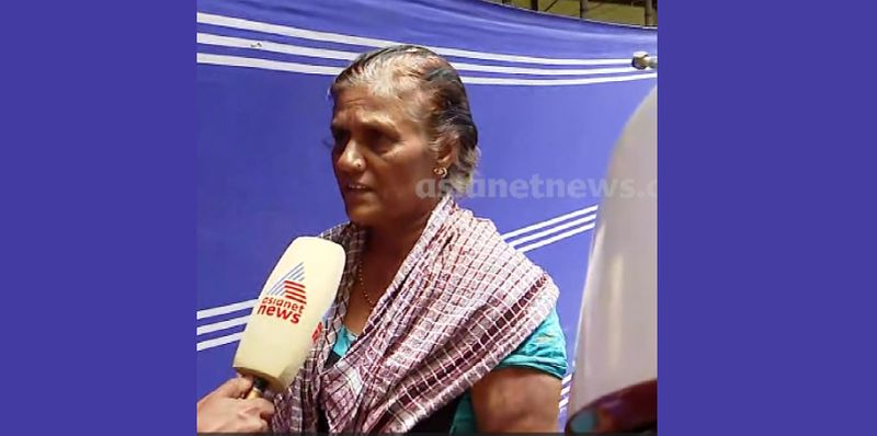 Sujata and her grandchild spent the whole night in the midst of a herd of wild elephants when landslide happended in mundakkai