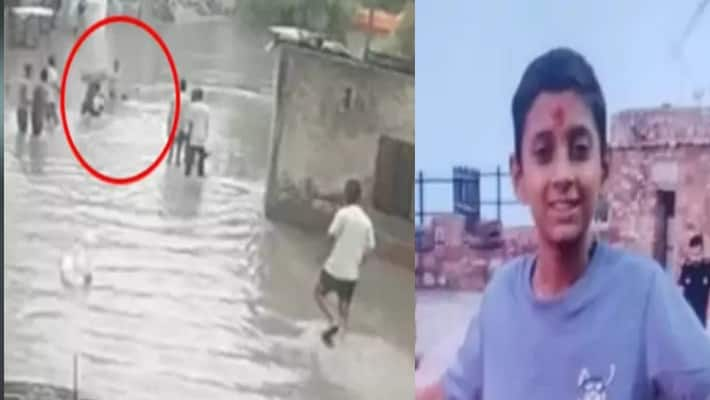 heavy rainfall jaipur 14 year old boy dies after falling in manhole in rajasthan mrq